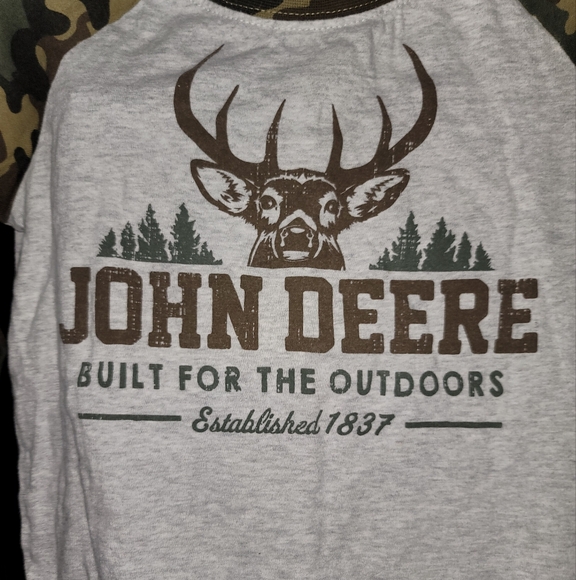 🦌Boys Size 3T John Deere Long Sleeve Shirt🦌 - Picture 3 of 4